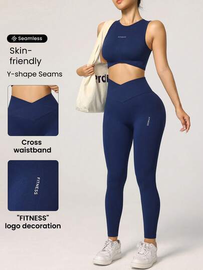 Core Rhythm 无缝高弹瑜伽健身休闲日常女士运动套装