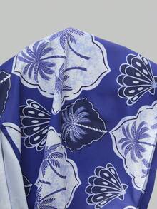 Swim Oasis 2026新款复古印花棕榈树图案女士度假沙滩椰树印花泳装套装，优雅休闲沙滩假日装扮，音乐节装扮，度假装扮，海边约会装扮，假日装扮，性感，优雅，休闲装扮，沙滩派对装扮，泳池派对装扮，女士沙滩装扮，女士度假套装，女士夏季装扮，女士夏季泳装套装 - 彩色 - 查看 14