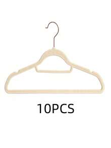 5/10/20/40/60/100个装 绒面衣架 防滑无痕 防肩部碰撞 加厚塑料材质 结实耐用 适用于家居衣物收纳 成人衣架 适用于西装、外套、连衣裙、牛仔裤、靴子等收纳 - 彩色 - 查看 17