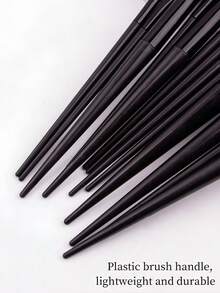 13PCS Makeup Brush Set, With Soft And Elastic Texture, Including Professional Makeup Foundation Brush, Powder Brush, Eyeshadow Brush, Kabuki Brush And Blending Brush. It Is An Excellent Beauty Gift For Makeup Beginners. Black, Makeup Brush Set, Complete Makeup Tools, Makeup Gift Set. - Black - View 7