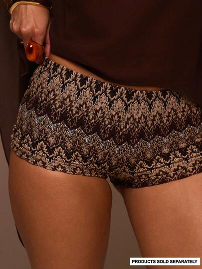 MUSERA Texturerade mikroshorts Hotpants Täck över Sommar Bad Strand Semester Vardag Sexigt Söt Bohem Resor Sunspell