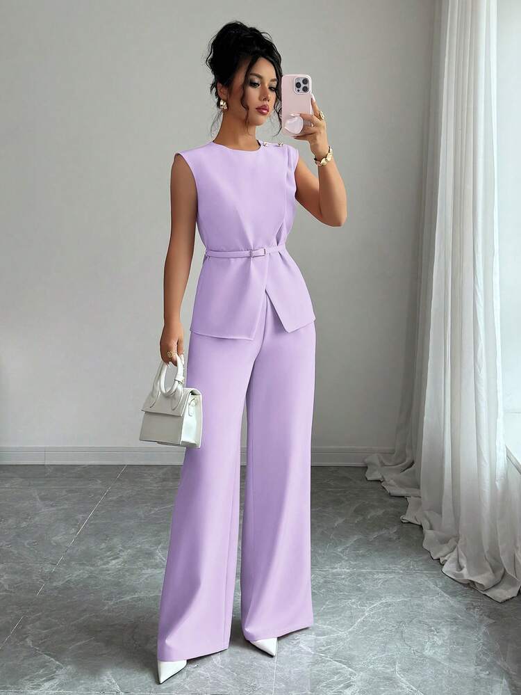 purple dress pants outfit How to Style Purple Pants...1 of 4 ways