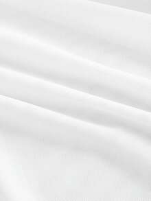 SHEIN MOD Women Asymmetrical Hem Ruffle Hem Bodycon Skirt - White - View 3