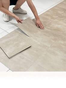 15 /30 PCS Peel And Stick Marble Vinyl Floor Tile Waterproof Self Adhesive Flooring For Wall Thick Durable PVC Wallpaper Anti Slip Easy To Clean For Kitchen Bathroom Living Room Office Home Decor Removable Renter Friendly - multicolor - View 1