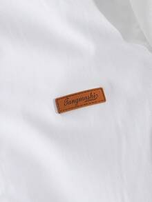 SHEIN Bộ 3 áo sơ mi cổ bẻ nhiều màu sắc dành cho bé trai, thích hợp mặc hàng ngày, đi làm, đi nghỉ mát, chất liệu tối giản, thoải mái. - Nhiều màu - Xem 5