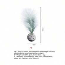 PETSIN Starry Sky Ball With Feather Cat Toy, EVA Stretch, Cat Interactive Play - Multicolor - View 13