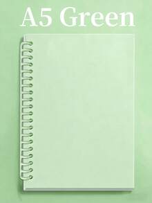 120-Page Spiral Bound Notebook - Blue Minimalist Cover, Portable Ledger For Accounting, Note-Taking & Planning, Perfect For School, Work, Gift (Teacher's Day, Graduation) - Multicolor - View 11