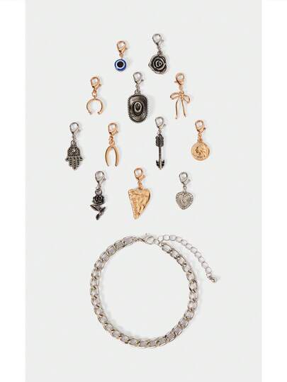 Noxbound Chapéu de Cowboy Retrô Ocidental Transversal, Pulseiras Pendentes de Amor, Palma e Outros, Simples e na Moda, Adequado para Festas, Concertos, Festivais, Minimalista/Vintage/Elegante, Para Mãe/Mulher/Menina/Mãe, Verão/Praia/Baile/Festa/Férias/Viagem, BOÊMIO/Moderno/Chique, Uso Diário/Dia de Trabalho