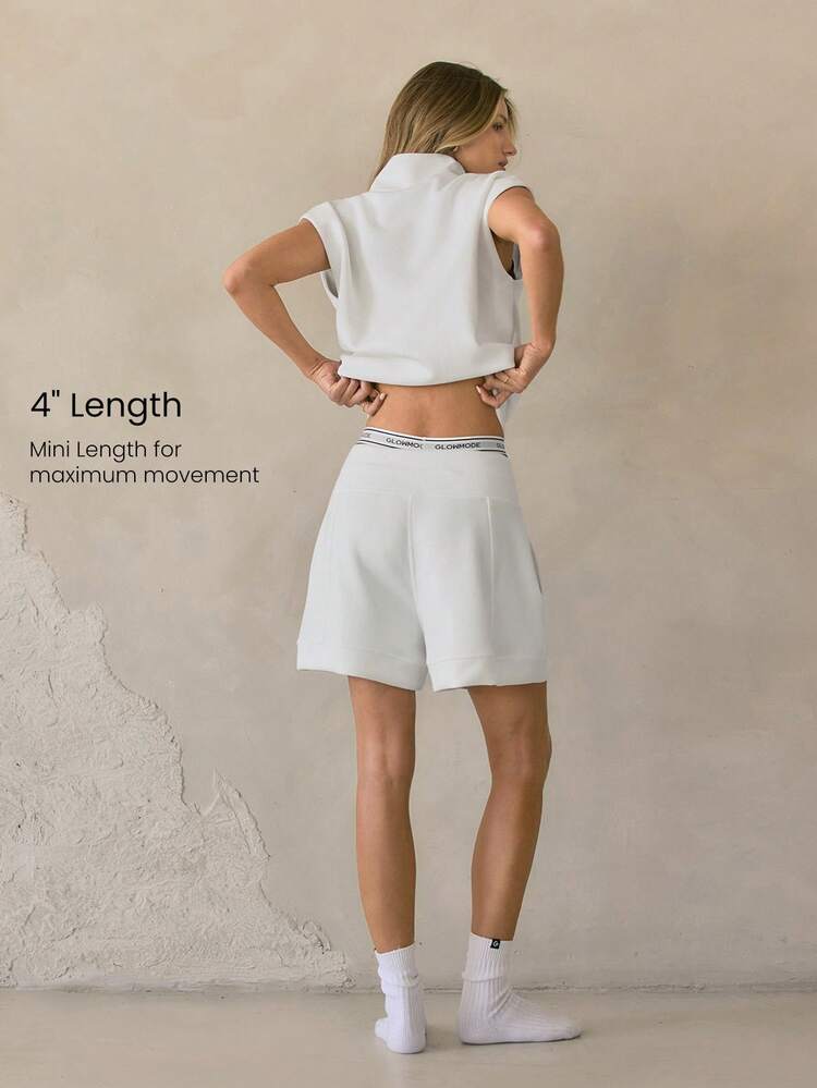 4.0'' SoftCalm Modal Easy Does It Soft Silky-Smooth Breathable Relaxed Fit Adjustable Drawstring Waist High Waist Side Pockets Shorts Daily Casual Wear