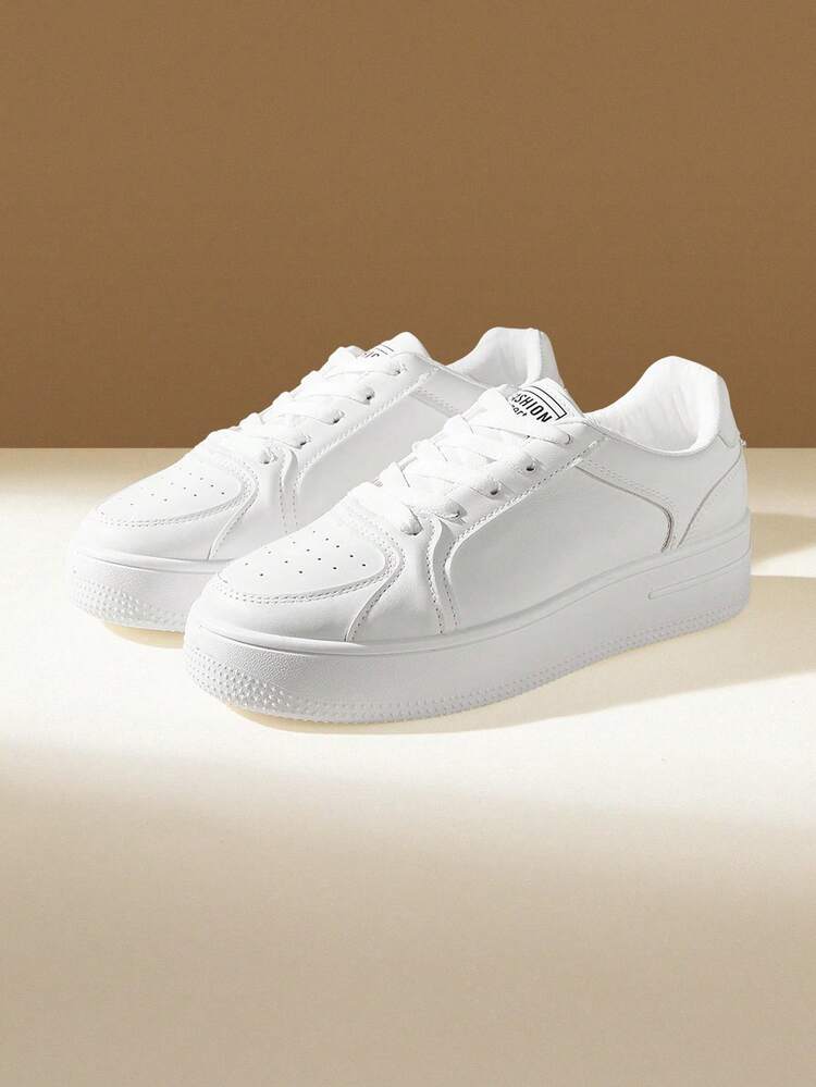 CUCCOO EASI Fashionable Platform Lace-Up Casual Shoes For Women With Waterproof Toe, Autumn & Spring For New Year Holiday Vibe Fall And Winter Tainers