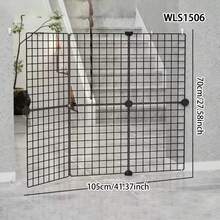 Pet Gate Fence, Small Cat Isolation Door, Dog Barrier, Indoor Dog Fence, Stair Railing, Balcony Guardrail - Multicolor - View 3
