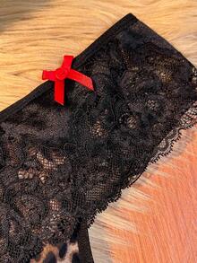 Quần lót dây ren ghép mảnh dành cho nữ - Nhiều màu - Xem 4