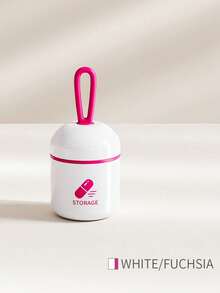1pc Travel Mini Portable One-Day Sealed Portable Medicine Packaging Storage Box - Multicolor - View 6