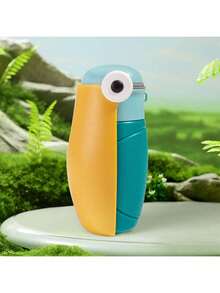 1pc Portable Water Bowl For Dogs And Cats – Hornbill Design, Large Spout, Foldable - Multicolor - View 10