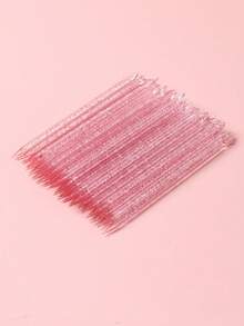 FULL BEAUTY 50 chiếc que làm sạch acrylic hai đầu màu hồng, que tẩy tế bào chết, dụng cụ làm móng, đồ dùng làm móng, dụng cụ làm móng nghệ thuật, đồ dùng học tập, móng tay, dụng cụ làm móng giả. - Hồng - Xem 4