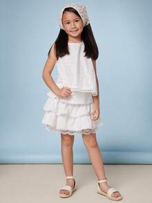 Mini mi #ComfortLite Kids' Soft Footbed Buckle Ankle Strap Espadrille Sandals – Comfy, Supportive & Stylish - Beige - View 4