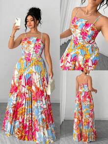 Elenzga Bộ jumpsuit nữ cỡ lớn thanh lịch với cổ áo bất đối xứng, xếp ly, ống rộng, quần ống loe thắt eo, thích hợp cho lễ tốt nghiệp, các ngày lễ, Ngày Valentine, lễ hội âm nhạc, Ngày của Mẹ, Halloween, Lễ Tạ ơn, Lễ Phục sinh, Ngày Quốc khánh, dạ hội, hẹn hò, tiệc tùng, đám cưới, hoạt động ngoài trời, mùa xuân/hè. - trái cam - Xem 4
