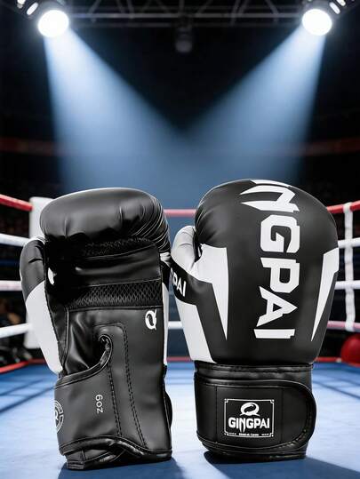 Guantes de boxeo con diseño de malla y transpirable, adecuados tanto para hombres como para mujeres, y tanto para adultos como para adolescentes. Son adecuados para entrenamiento en sanda, sacos de arena, gimnasio y uso doméstico.