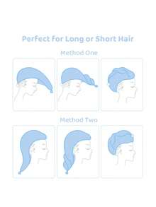 My Little Pony X SHEIN 1 pieza Gorro de secado de cabello con bordado de poni de dibujos animados, gorro de secado de cabello súper absorbente, adecuado para diferentes cantidades de cabello, absorbente y fácil de secar, Rainbow, Twilight Sparkle/Rainbow Dash/Pinkie Pie, ideas de regalo toalla de secado de cabello - Multicolor - Ver 3