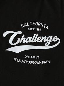 Áo thun ngắn tay cổ tròn in chữ cho bé trai, kiểu dáng thường ngày, thích hợp cho mùa hè. - Nhiều màu - Xem 4