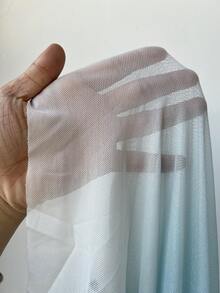 Sunnyshic Đầm ôm sát gợi cảm, thanh lịch, kiểu Pháp ombre, dây mảnh, cỡ lớn. - Màu xanh lam - Xem 7