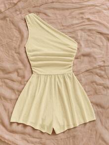 Soleia 女士夏季露肩连体裤，适合度假、早午餐、母亲节、毕业典礼、教堂、海滩、音乐节、机场、下午茶 - 杏色 - 查看 2