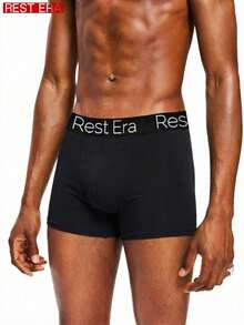 5条装 男士字母印花休闲日常三角裤 - 彩色 - 查看 5