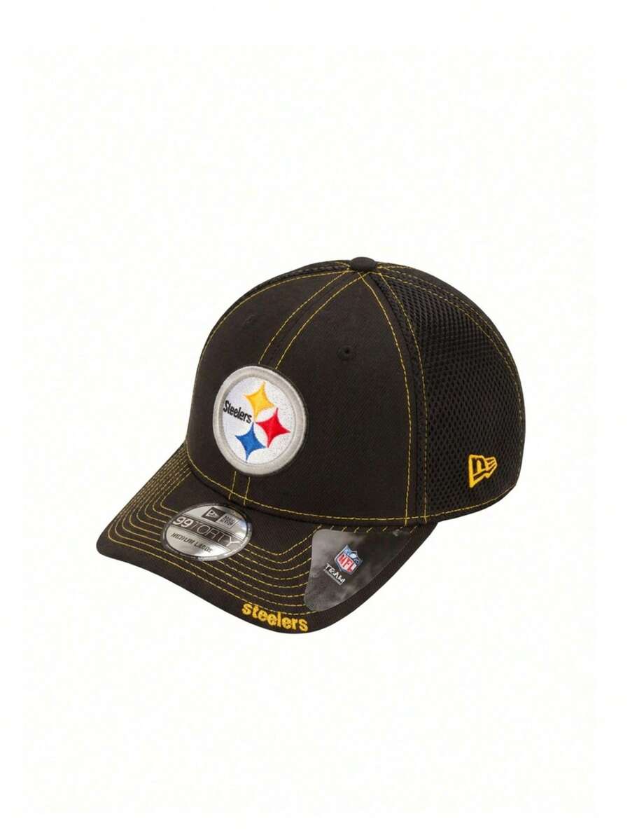 New Era 39Thirty Men's Hat Black - Black - View 1