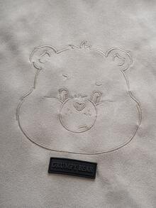 SHEIN X Care Bears Camiseta de tirantes casual de hombre con bordado de dibujos animados, para verano - Albaricoque - Ver 3