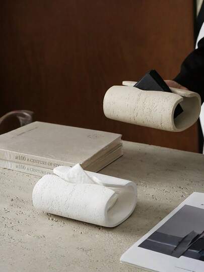 Reçine Kağıt Mendil Kutusu, Masaüstü Kağıt Mendil Tutucu, Kağıt Mendil Kutusu Kapağı, Kağıt Mendil Dispenseri, Peçete Saklama Kutusu, Banyo Orta Dekorasyonu, Ev Banyo Dekorasyonu İçin Taklit Taş Malzeme, Banyo Depolama, Sonbahar Dekorasyonu, Okula Dönüş Sezonu