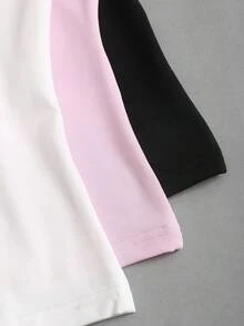 Sweetra 女士休闲褶皱圆领背心，夏季 - 彩色 - 查看 7