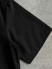 Manfinity EMRG Men's Japanese Print Short Sleeve Shirt - Black - View 5