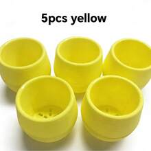 SHEIN 5/10/20pcs Mini Flower Pots For Succulents Small Plants DIY Interchangeable Planters With Drainage Hole Water Reservoir Cute Desktop Decor - Multicolor - View 11