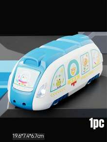 MINKOJA 1辆卡通玩具车，双向电动高速轨道，仿真火车模型，惯性玩具，益智玩具 - 彩色 - 查看 9