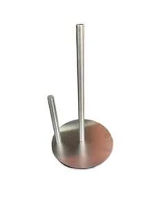 1PC Silver Kitchen Paper Towel Holder, Countertop Paper Towel Dispenser, Stainless Steel Paper Towel Rack With Weighted Base, Heavy Duty Countertop Storage Organizer, Space Saving Paper Towel Holder, Kitchen Roll Holder, Wall Mounted Storage, Modern Kitchen Accessory, Durable Kitchen Supply, Wall Mounted Dispenser, Kitchen Storage Accessory - Multicolor - View 14