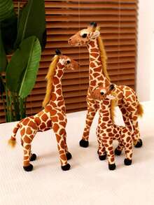 POKOJA LAND Peluche de jirafa de jardín de 30 cm, animal de peluche, juguete de jirafa de felpa simulada, regalo de Navidad, Halloween y cumpleaños para niños, buena opción de primavera a verano - Multicolor - Ver 7