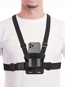 Chest/Head Strap Set (Multiple Styles Available) - Portable Adjustable Chest Strap For Smartphones And Cameras For Photography/Video Recording. Includes Phone Mount. Multi-Functional Chest/Head Strap Set. Suitable For Outdoor Cycling, Sports, Running, Fishing, And Other First-Person Perspective Shootings. Camera Accessories Combo. - Multicolor - View 6