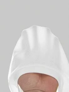 ROMWE Y2K Áo thun nữ kiểu dáng thường ngày, chất liệu satin, điểm xuyết ruy băng. - trắng - Xem 5
