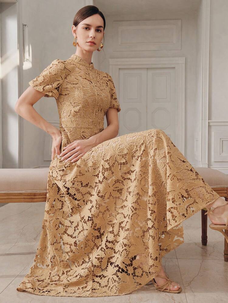 Elegant & Fashionable Embroidered Fabric Design Dress For Women, Summer