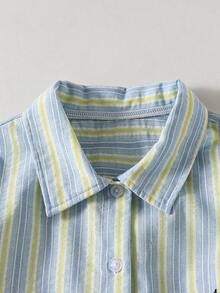 Tween Girls Shirt Co-Ords - Green - View 3