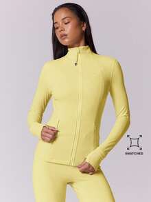 Musera Sport 女士运动夹克 - 淡黃色 - 查看 1