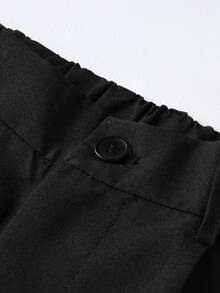 Manfinity Bizformal 男士商务正装披肩领双排扣西装套装，适合工作、婚礼等场合。 - 白色 - 查看 7