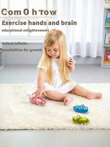 MINKOJA 1Pc Fun Swing Wind-Up Crocodile, Cartoon Animal, Educational & Cute Race Toy - Multicolor - View 2