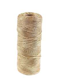 1/2 piezas Adornos colgantes para envolver regalos, suministros para fiestas, manualidades de costura, decoración del hogar, cuerda de macramé dorada y plateada, hilo retorcido, cinta, suministros de manualidades para el Día de San Valentín, cuerda, cinta, hilo de bricolaje - Multicolor - Ver 2