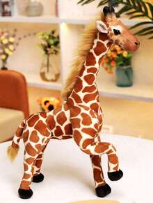 POKOJA LAND Peluche de jirafa de jardín de 30 cm, animal de peluche, juguete de jirafa de felpa simulada, regalo de Navidad, Halloween y cumpleaños para niños, buena opción de primavera a verano - Multicolor - Ver 12