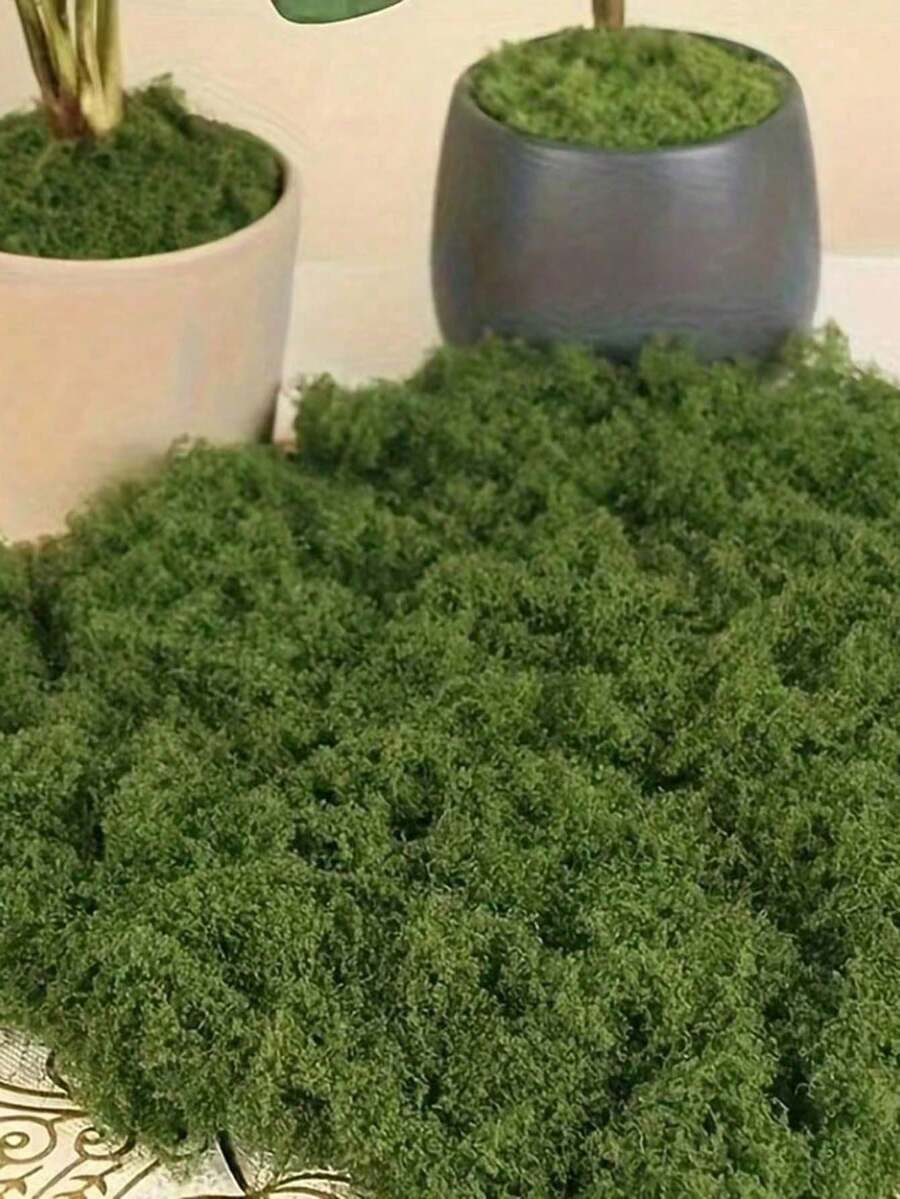 100g Cỏ nhân tạo tự nhiên, thảm rêu nhân tạo, thích hợp cho thiết kế cảnh quan, trồng cây và trang trí bệ cửa sổ hoa. - Nhiều màu - Xem 1