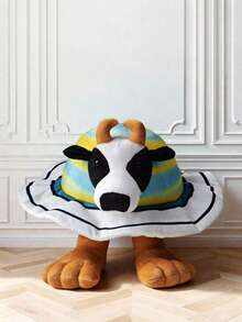 POKOJA LAND 9.8英寸脑腐玩具 Tung Tung Sahur 奶牛恶搞毛绒玩具，耐用涤纶材质，高品质缝纫工艺，非常适合节日或日常娱乐，适合家庭使用，万圣节、圣诞节等节日礼物 - 彩色 - 查看 7