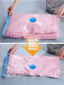 Large Vacuum Storage Bags, Vacuum Seal Bags For Clothing With Hand Pump, 80% Space Saver Bags For Clothes, Pillows, Comforters And Blankets, Home Travel Essentials - Multicolor - View 8