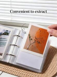 Madebyblanc European Retro Leather Mini Photo Album, Couple Commemorative Book Collection, 1-Grid 3-Inch Travel Card Book, Compact And Exquisite Leather Surface, Palm Size, Convenient To Carry Around, Card Slot Size Suitable, Easy To Extract, Using A Binder Design, Adjustable Inner Pages At Any Time, Three-Layer Thickening, PP Material High-Definition Transparent, Not Easy To Break, Can DIY Text Bar Insertion, Exquisite Essential, Travel Essential. - multicolor - View 7