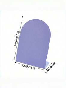 Magnetic Message Board & Card Holder Display, Desktop Notepad Organizer With Vertical Badge Storage, Office Desk Accessory & Workspace Organizer - one-size - View 2